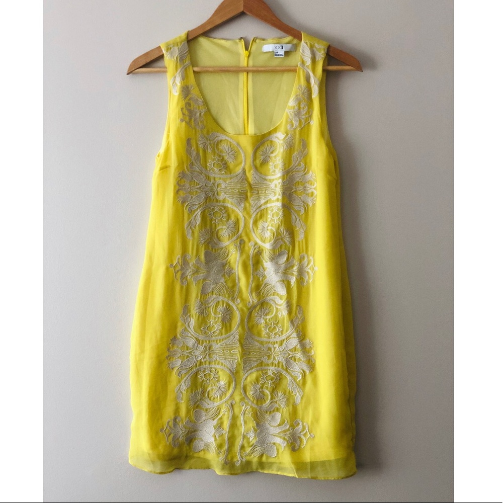 NWOT delicate yellow dress
